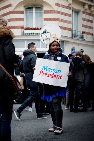 Macron Voter, Paris 2017